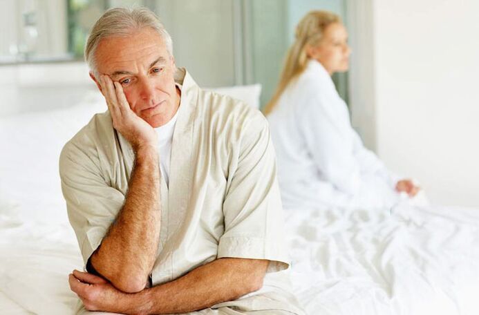 Increased men over 60 years