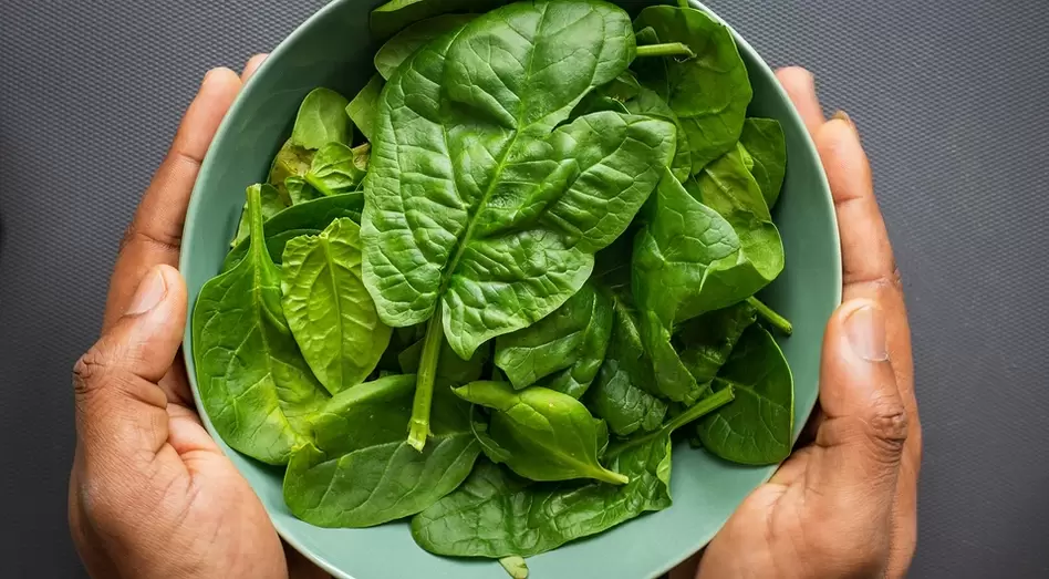 spinach for power